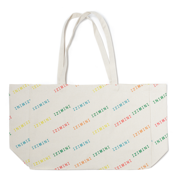 Large cotton canvas tote bag