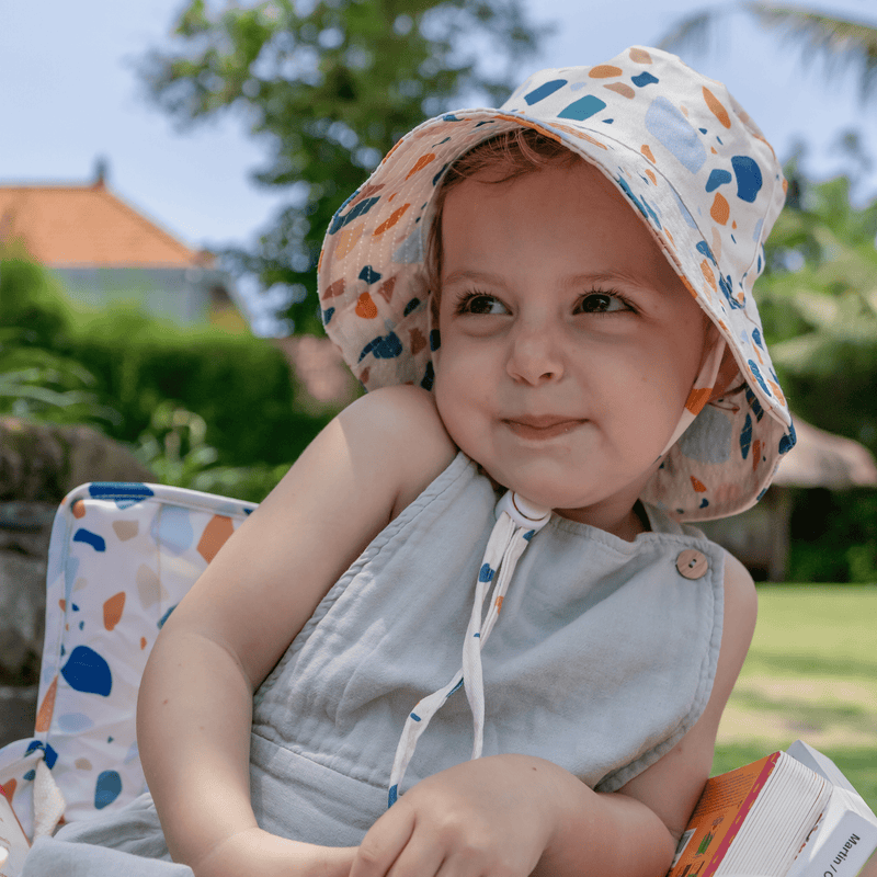 Baby cotton sun deals hat